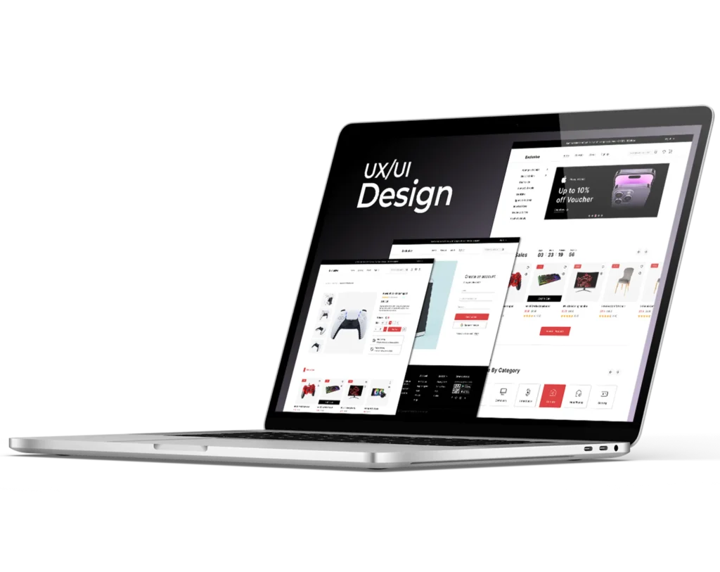 UI/UX design interface